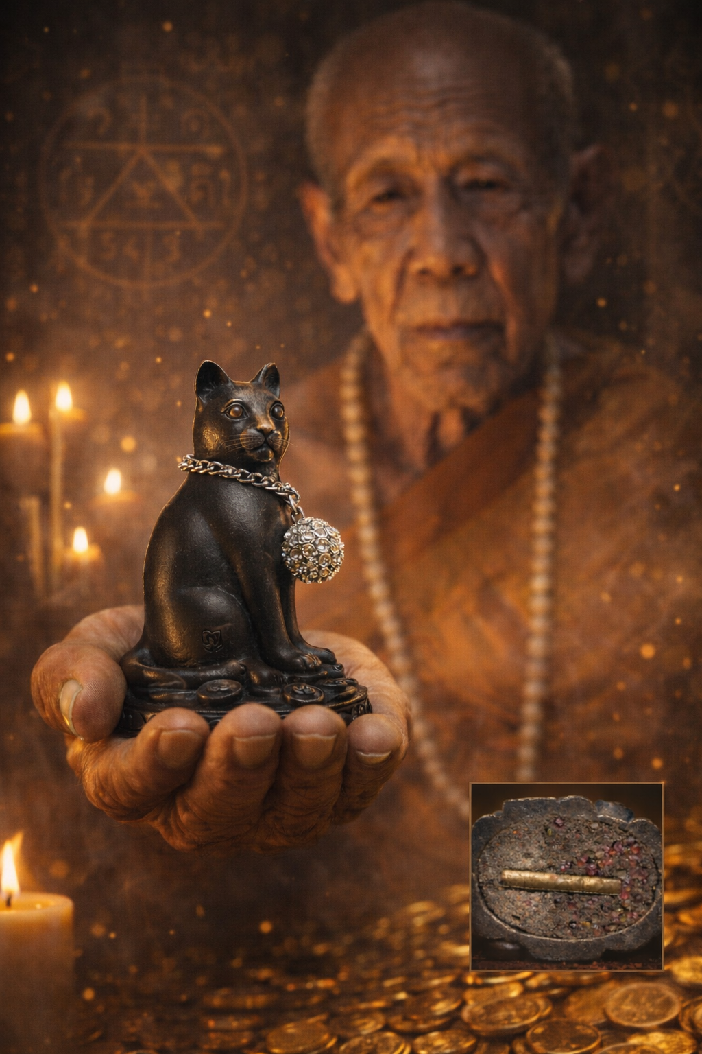 AMULETO BLACK MEOW LOOK KROK