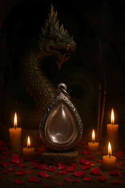 AMULETO OCCHIO DEL NAGA DI SRINAGAR GHIACCIO