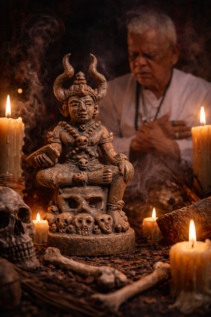 AMULETO LORD YAMA- GIUDICE CELESTE DEL KARMA