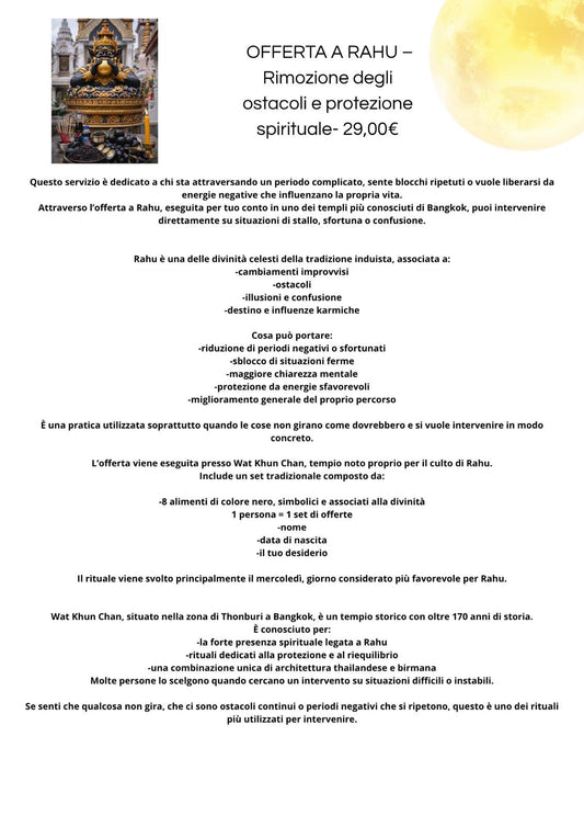 *PREORDER* OFFERTA A RAHU
