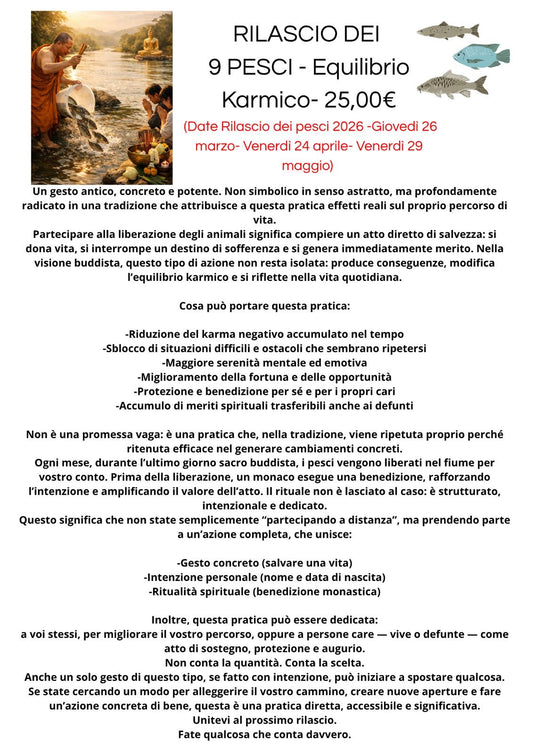 *PRE-ORDER* RILASCIO DEI 9 PESCI