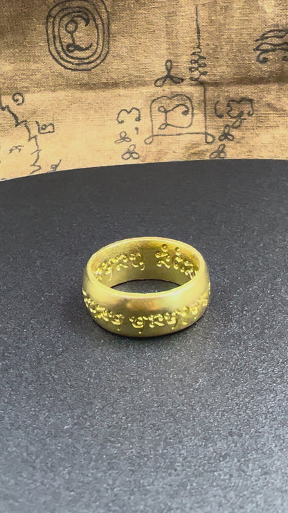 Anello Yantra Energy- Fortuna, Ricchezza e Fascino Magnetico (taglia più piccola Disponibile)