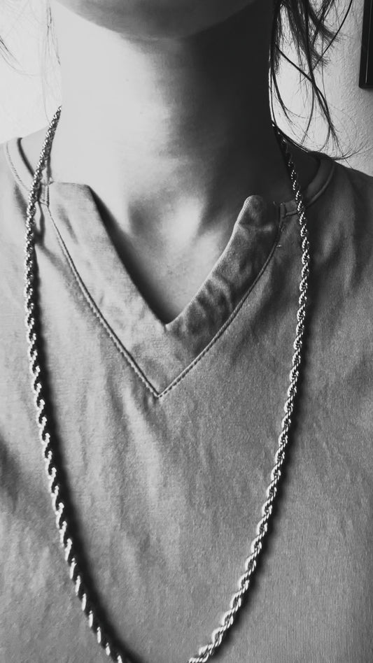 COLLANA PER AMULETO DA 1 GANCIO - ACCIAIO INOSSIDABILE